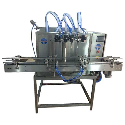 Automatic Four Head Engine Oil Filling Machine