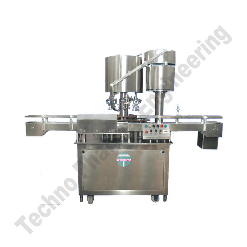 Automatic Single Vial Cap Sealing Machine Application: Industrial