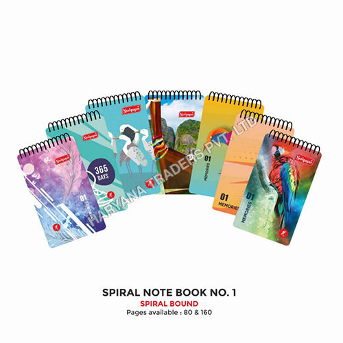 Spiral Notebook No.1 80 And 160 Pages (9.0cm x 6.2cm)