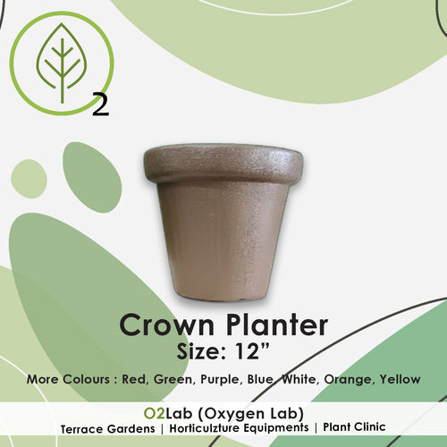 Black Crown Planter