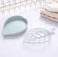 LEAF SHAPE DISH BATHROOM SOAP HOLDER (0832)