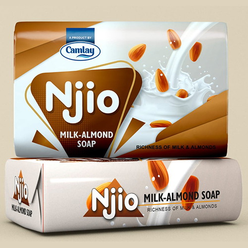 Njio Almond Milk Soap - High Foam Bath Soap Bar | Infused with Jasmine Fragrance, Luxurious Skin Nourishment