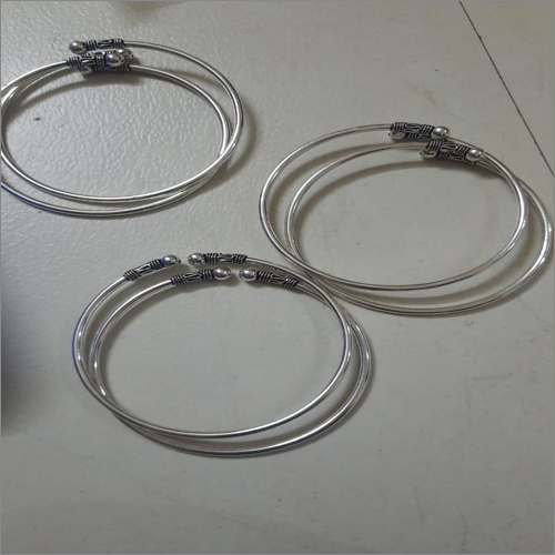 Baby Silver Bangles Kada Gender: Children
