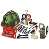 Refrigeration Tools Kit - Imp Material, 42-piece Workshop Service Tool Bag | Ideal For Air-conditioning Maintenance