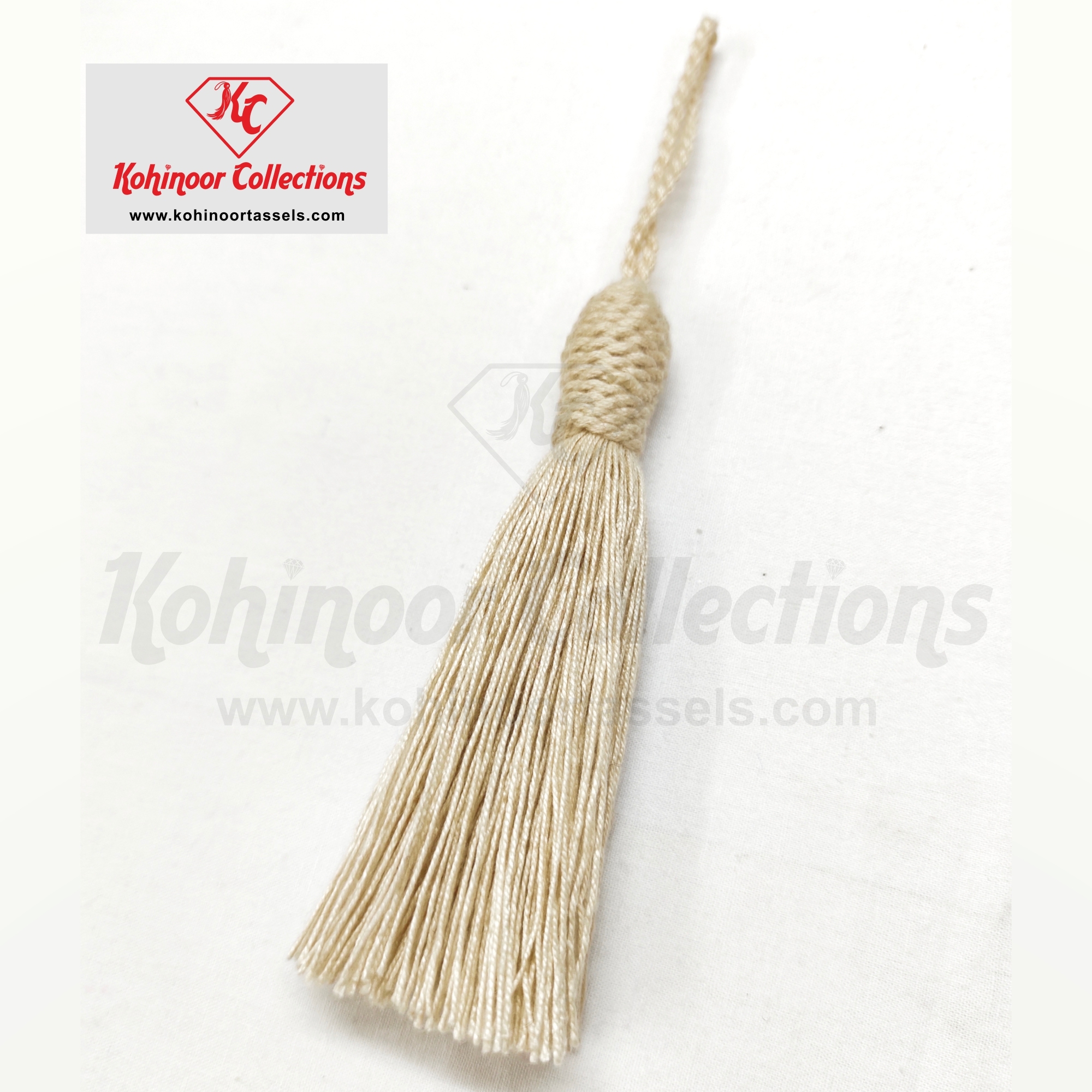 Cotton Natural Wrapped Tassel
