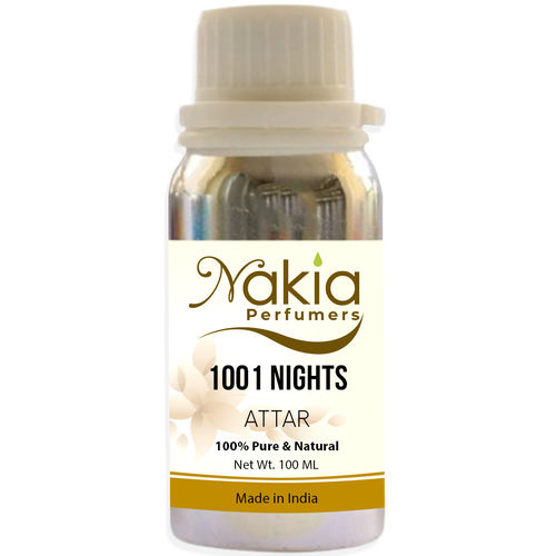Nakia 1001 Nights Attar 100ml Alcohol Free Perfume Oil For Men and Women
