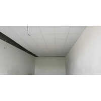 Industrial T Grid Ceiling Tiles - Ceramic Mosaic Material, Square Edge Interlocking Design, Available In Various Sizes, White Color | Full Body Tiles