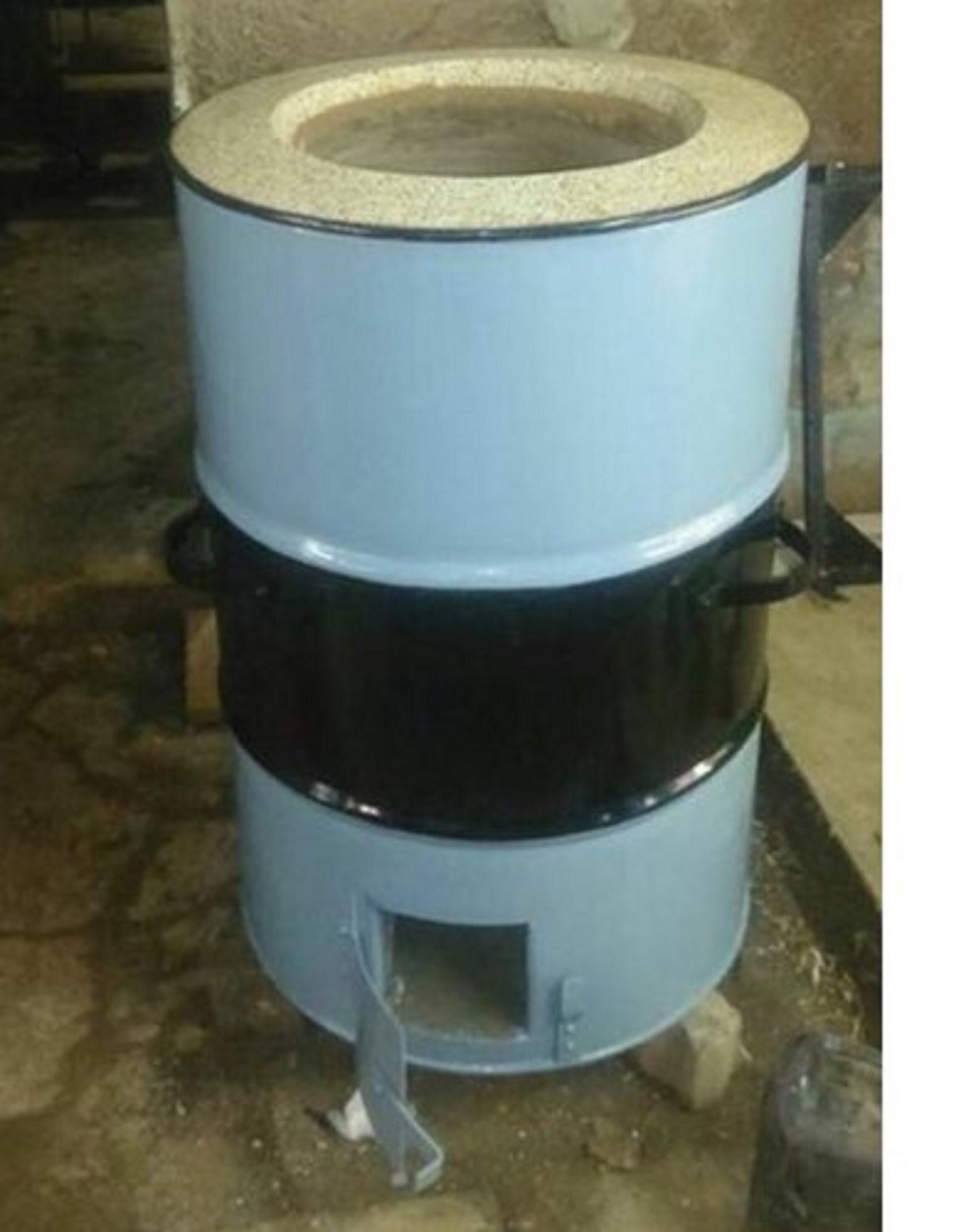Round Mild Steel Gas Tandoor