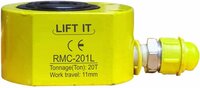 Liftit Low Height Hydraulic Rmc 201 Ton Button Jack - Color: Yellow