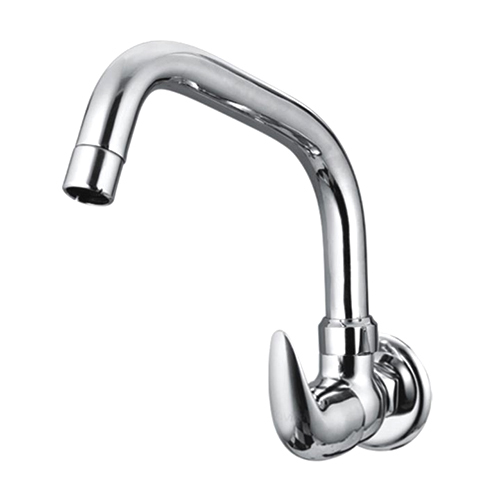Silver Kn 07 139 Extended Spout Wall Mounted Sink Cock
