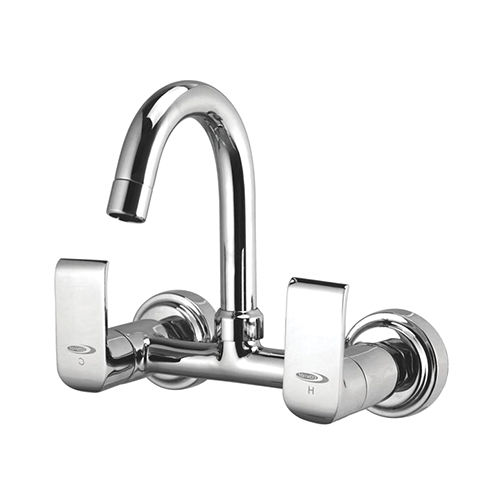 Silver Bl 05 147 Wall Mounted Sink Mixer