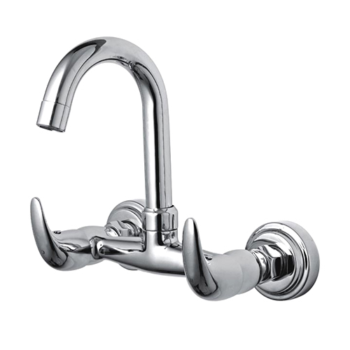 Silver Kn 07 147 Wall Mounted Sink Mixer