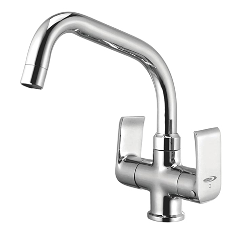 Bathroom Extended Spout Table Mounted Sink Mixer