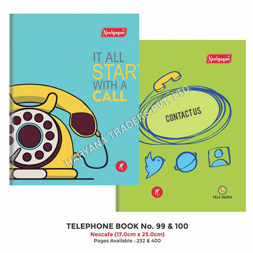 Telephone Book (Nescafe) No.99-100 (19.0 cm x 25.0 cm) Hard Bound