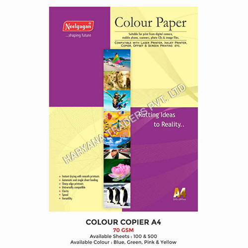 High Quality Colour Copier A4 (21Cm X 29Cm) Mix Colour Paper
