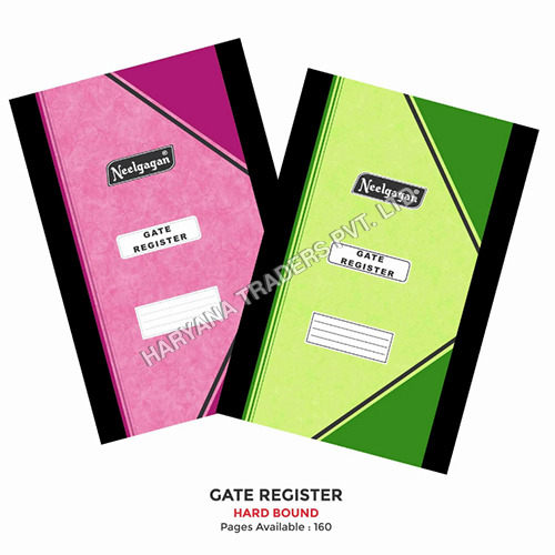 High Quality Gate Register 144 Pages (21.2 Cm X 33.5 Cm) Hard Bound at Best Price in Delhi