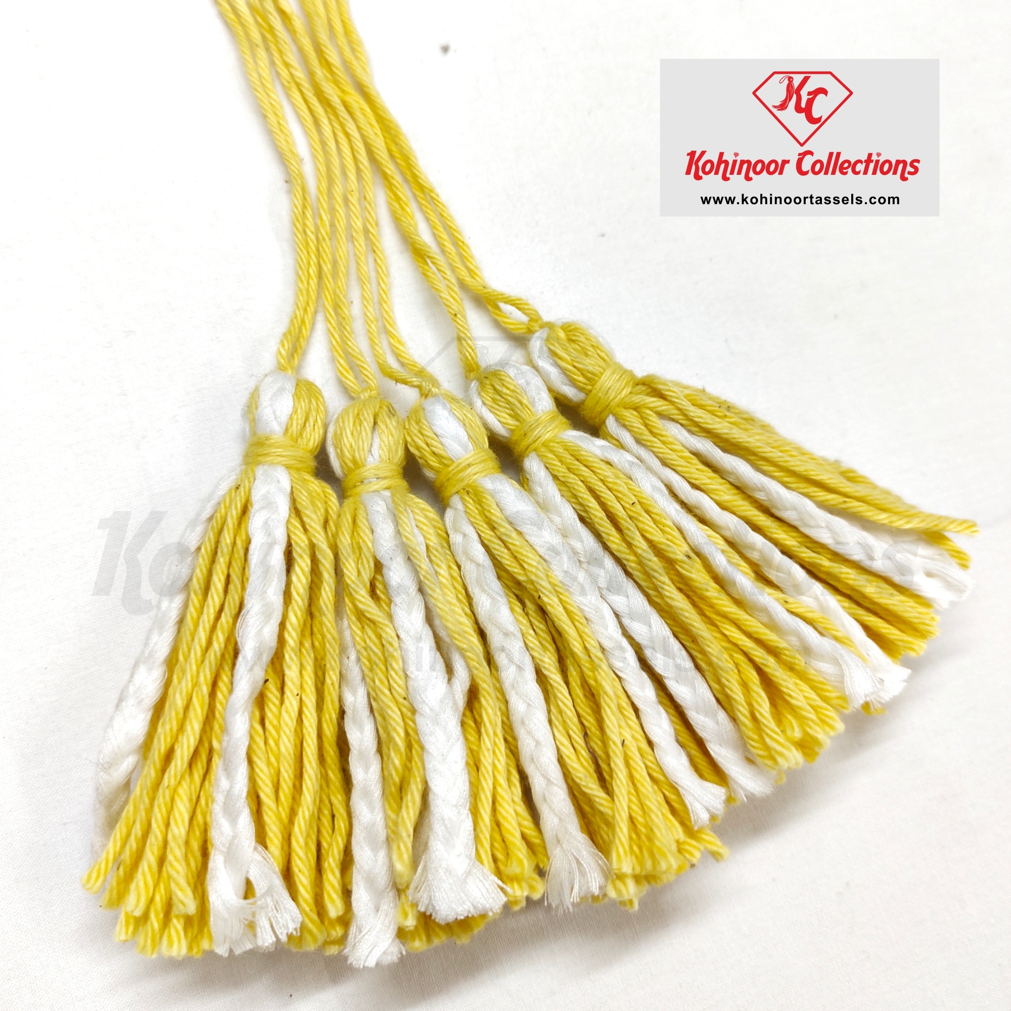 Cotton Tassel with Braided Cord