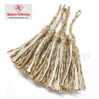 Braided Jute and Cotton Mix Tassel