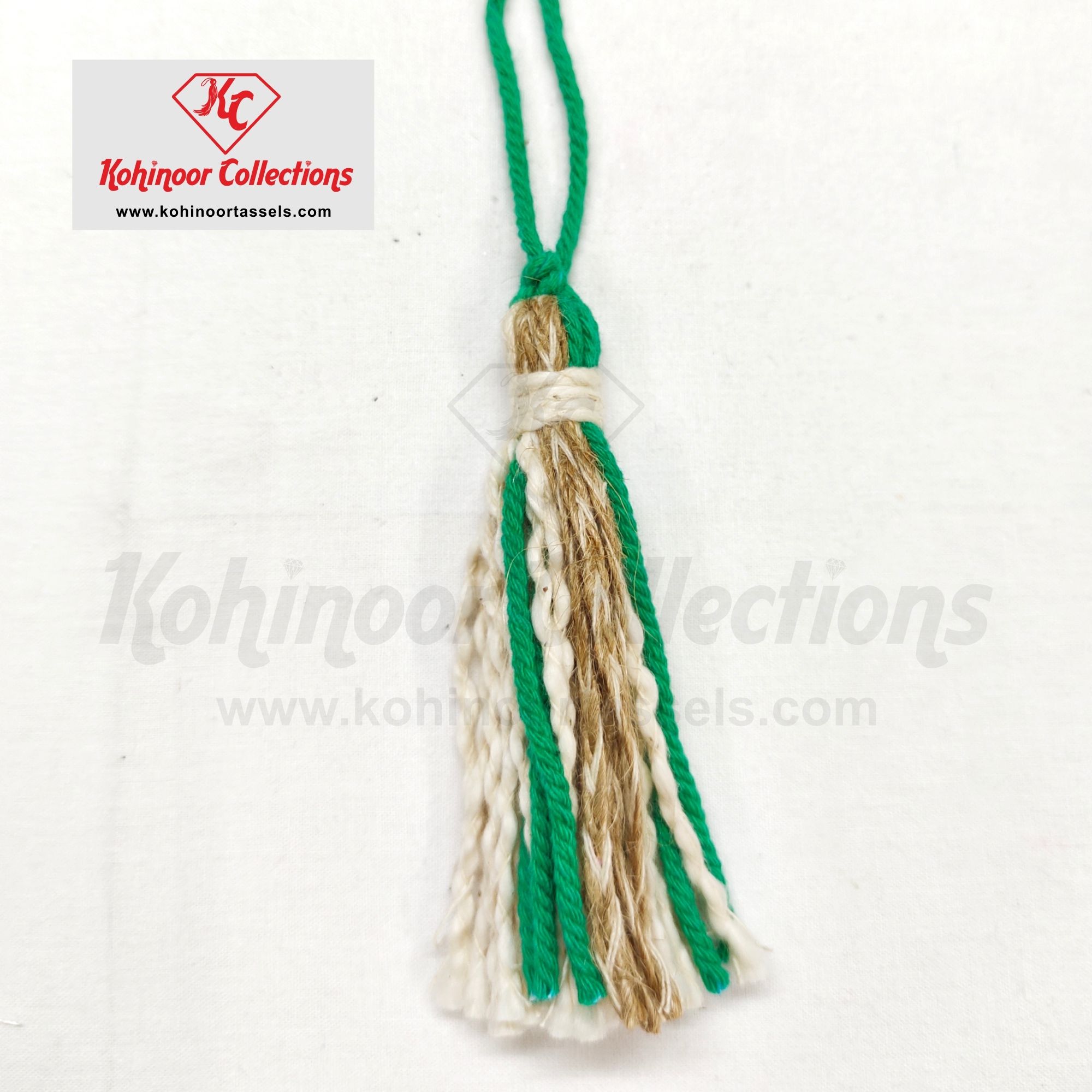 Cotton and Jute Mix Multi Designer Tassel