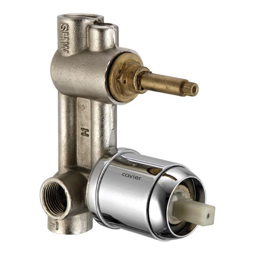 Forged Body Concealed Diverter - Brass Various Sizes Glossy Silver Finish | Elegant Design Durable Performance Effortless Water Control
