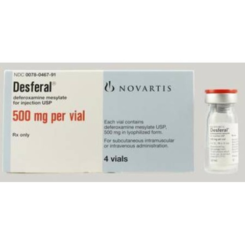 Desferal Deferoxamine Mesytate Pharmaceutical Injection