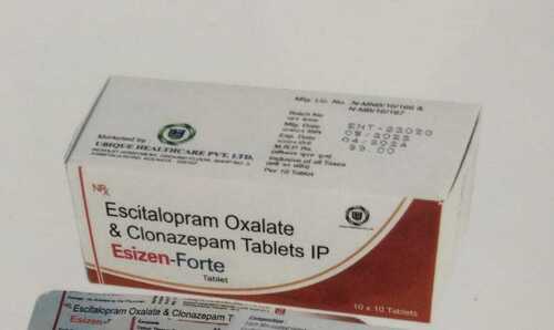 Esizen Forte (Escitalopam oxalate 10 mg + Clonazepm 0.5 mg tab)