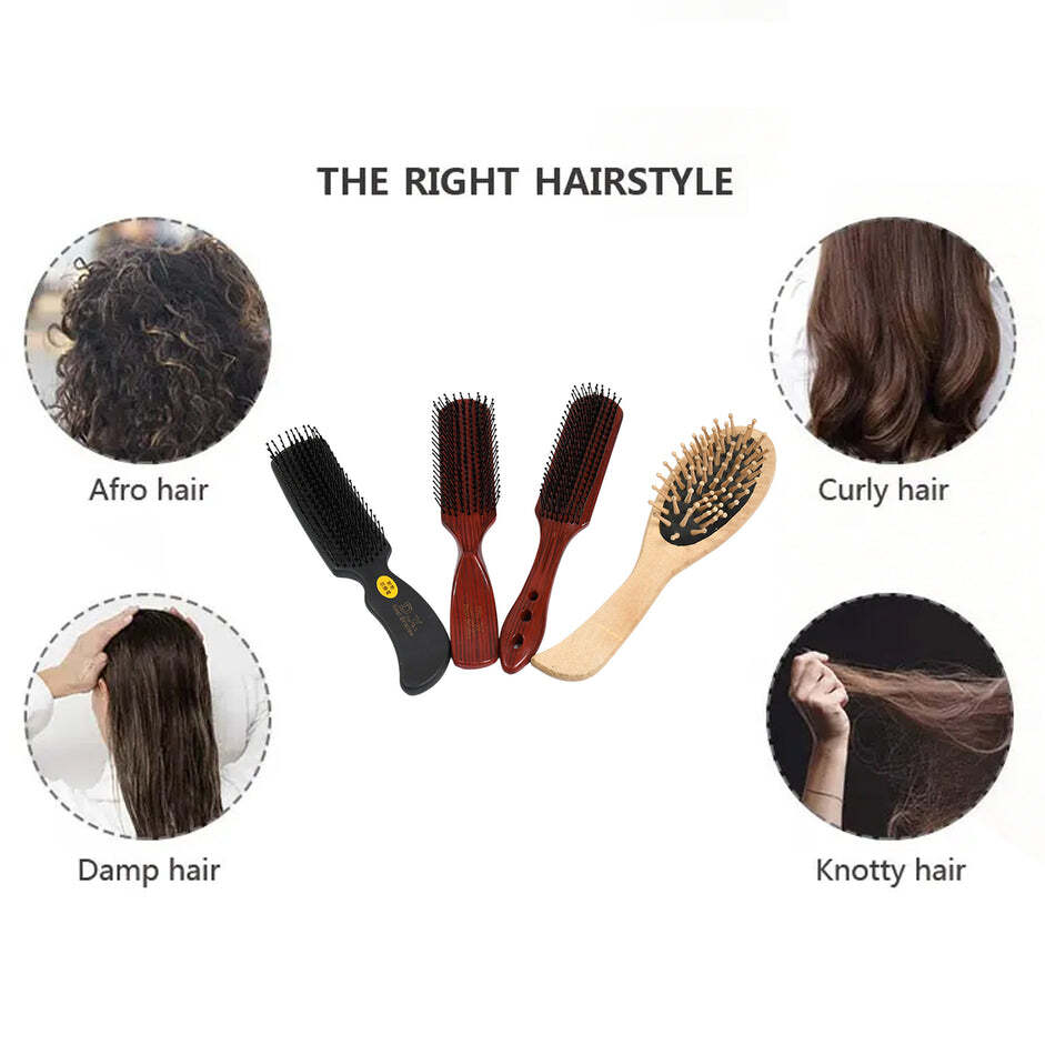 SALON ANTI-STATIC HAIRDRESSING HAIR STYLING COMB BRUSH TOOL (1 PC) (1405)