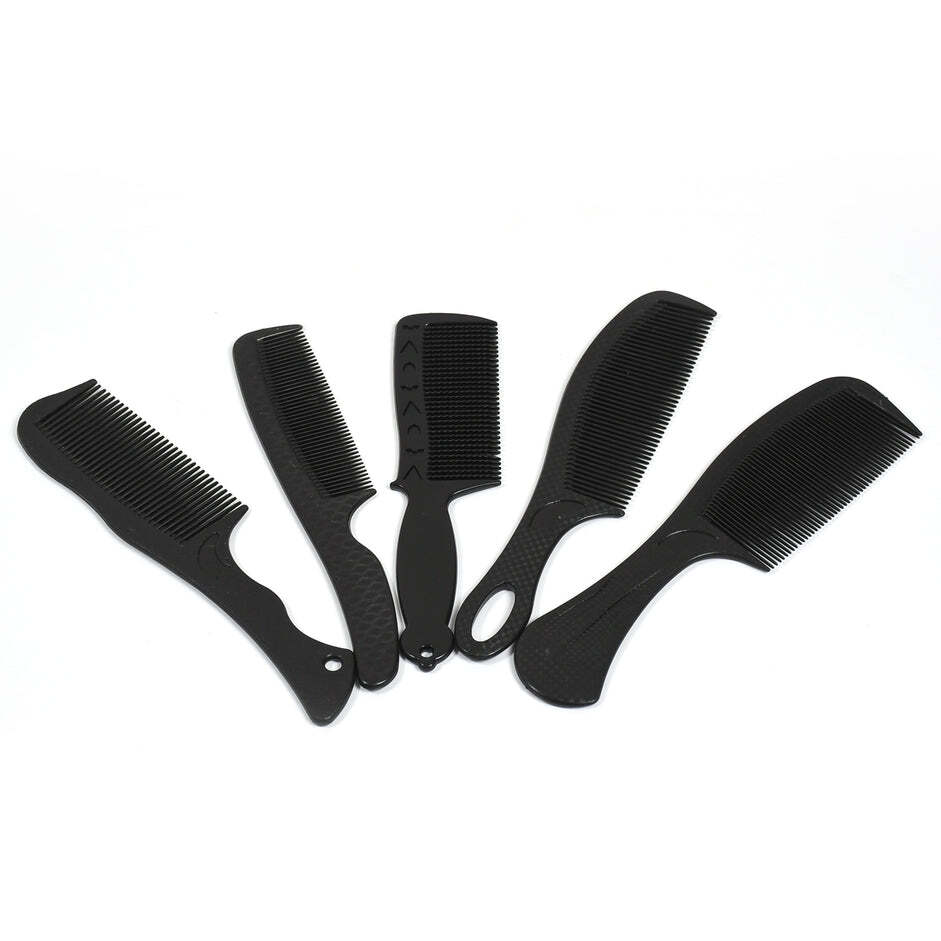 PROFESSIONAL HAIR STYLING SALON BARBER COMBS FOR HAIR STYLING FOR MEN WOMEN AND KIDS CARBON ANTI STATIC COMB (1404)