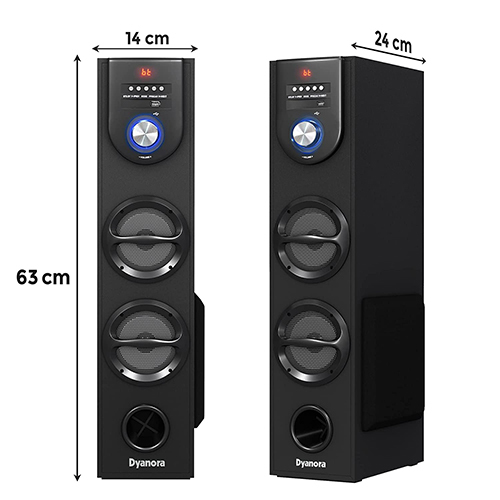 Dyanora 50 Watt Bluetooth Tower Speaker