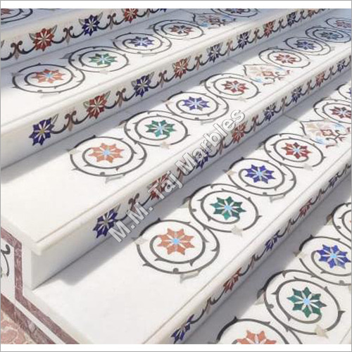 Makrana White Marble Inlay Work