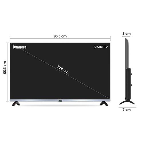 Dyanora 109 cm (43 inch) Full HD LED Smart Android TV  (DY-LD43F2S)