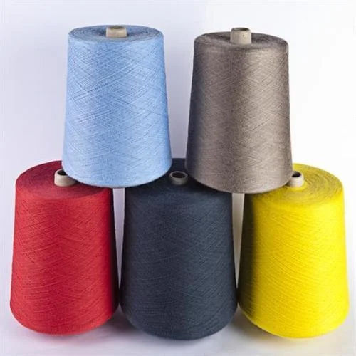 Light In Weight Multicolored Polyester Yarn Dyed