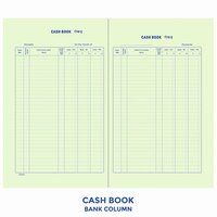 Account Books Cash Book Ledger  L-B  Register Size (19cm x 31cm)
