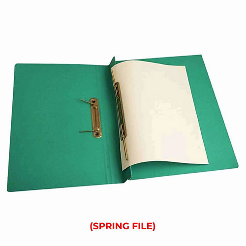 Spring File With Flat Spine