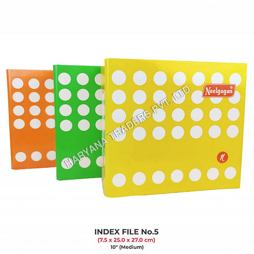 Index File (Printed) (Lever Arch - Box File) No.5 (10 inch - Medium)