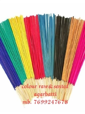 Colour Raw Sented Agarbatti