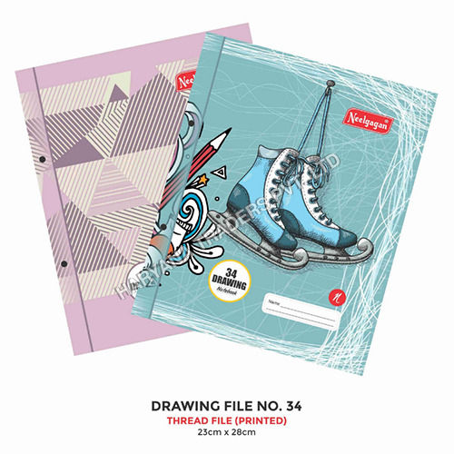 Drawing File No.34 (23cm X 28cm) (Thread File) Printed Cover