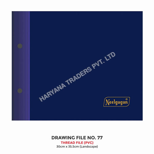 Drawing File No.77 (30cm X 35.5cm accordingly) (Thread File) PVC