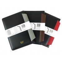 Prism Notebook - A5 Leatherite Material Round Corner with Pen Holder 200 Pages