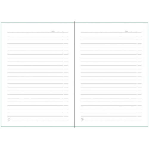 Blend Notebook - A5 Semi Flexi Cover Buckram Material Round Corner with Elastic Band 200 Page