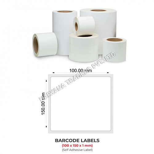 Barcode Labels - Shipping Labels (100mm x 150mm x 1) (4inc x 6inc) 300 Labels Per Roll (Self Adhesive Label)