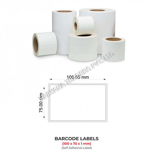 Barcode Labels (100x75x1mm) 700 Labels Per Roll (Self Adhesive Label)