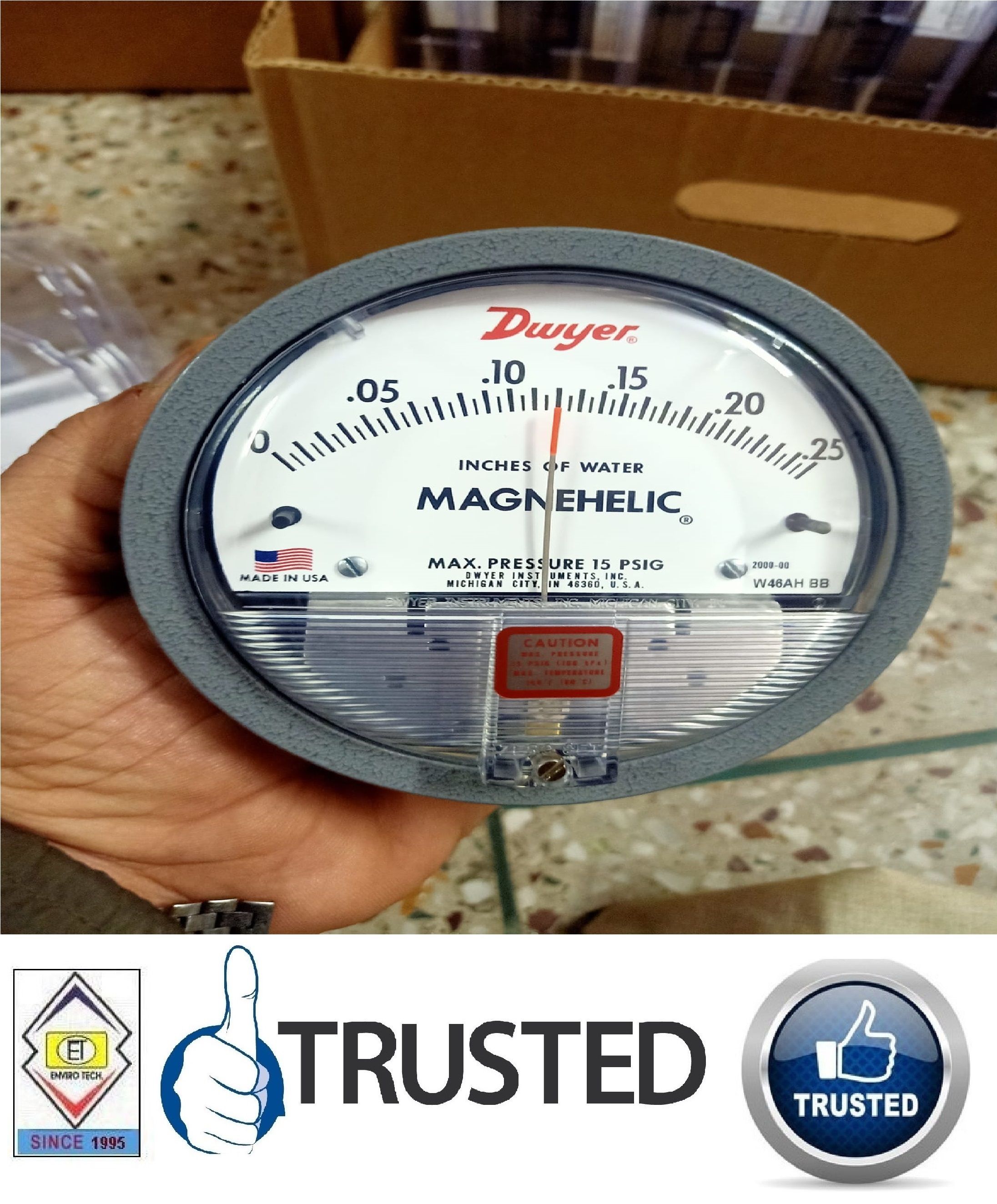 Dwyer Magnehelic Differential Pressure Gauge Supplier For Kochuveli Industrial Area