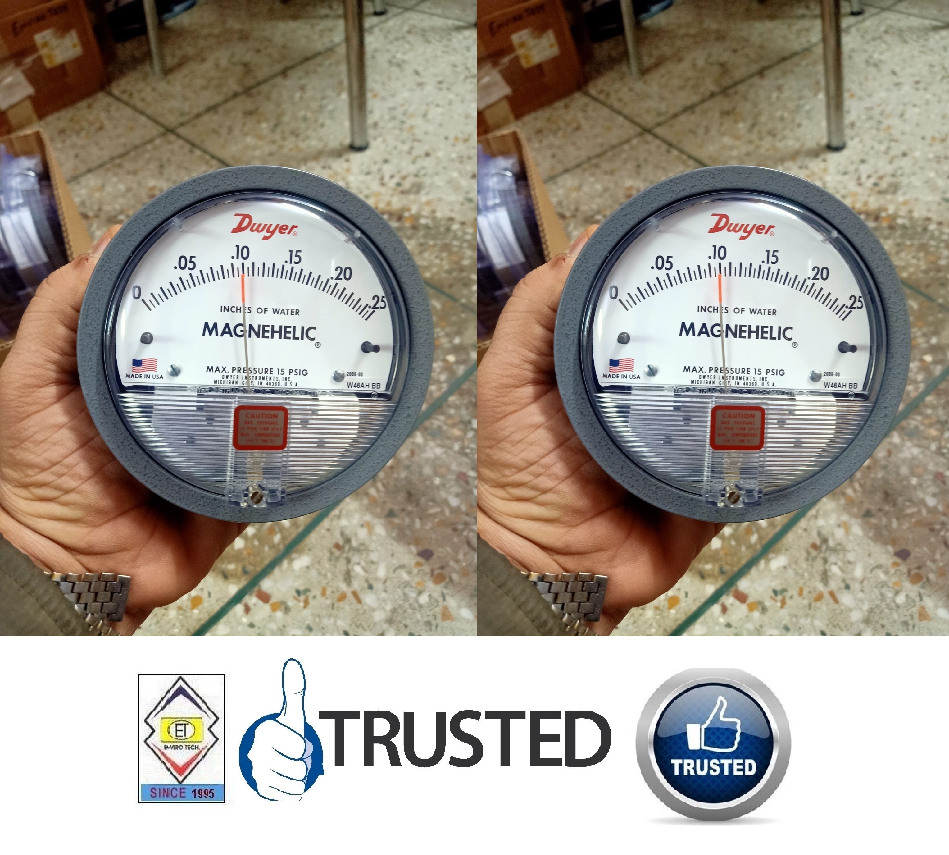 Dwyer Magnehelic Differential Pressure Gauge Supplier For Kochuveli Industrial Area