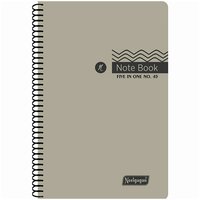 Five in One Spiral Note Book No.45 200 Pages (9.5cm x 14.8cm)