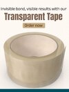 Transparent Tape - Bopp Material, Water Activated Adhesive, Single-sided Use For Carton Sealing