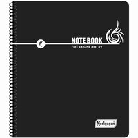 Five in One Spiral Note Book No.89 200 Pages (22cm x 19cm)