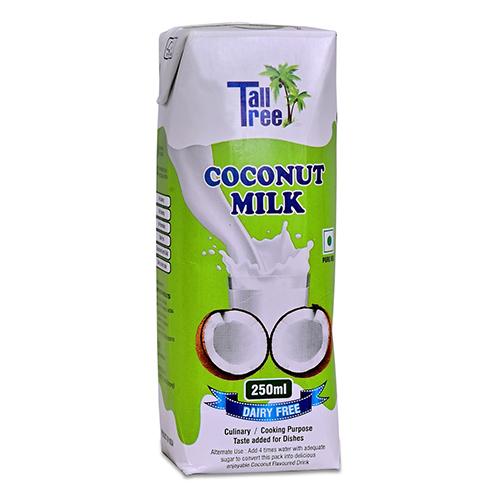 250ml Raw Coconut Milk - Original Flavor | Ideal for Adults and Children