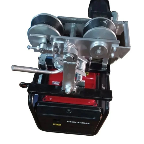 Silver-Black-Red Opgw Self Moving Traction Machine