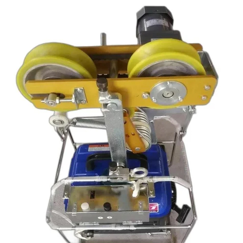 Yellow-Grey-Blue Industrial Self Moving Traction Machine